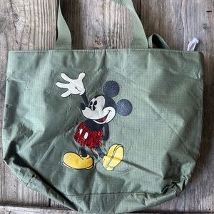 Disney Olive Green Mickey Mouse Tote
